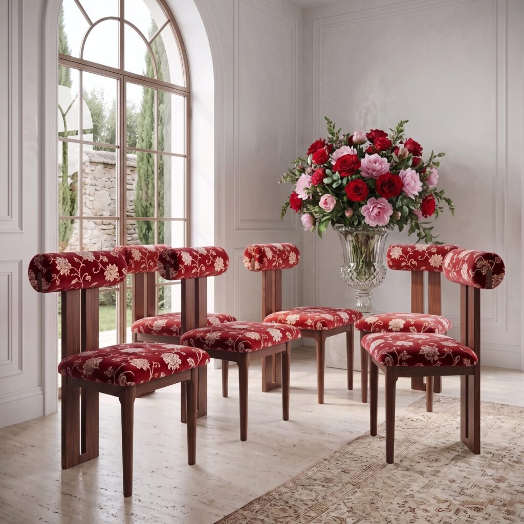 Chaises en noyer Valyss