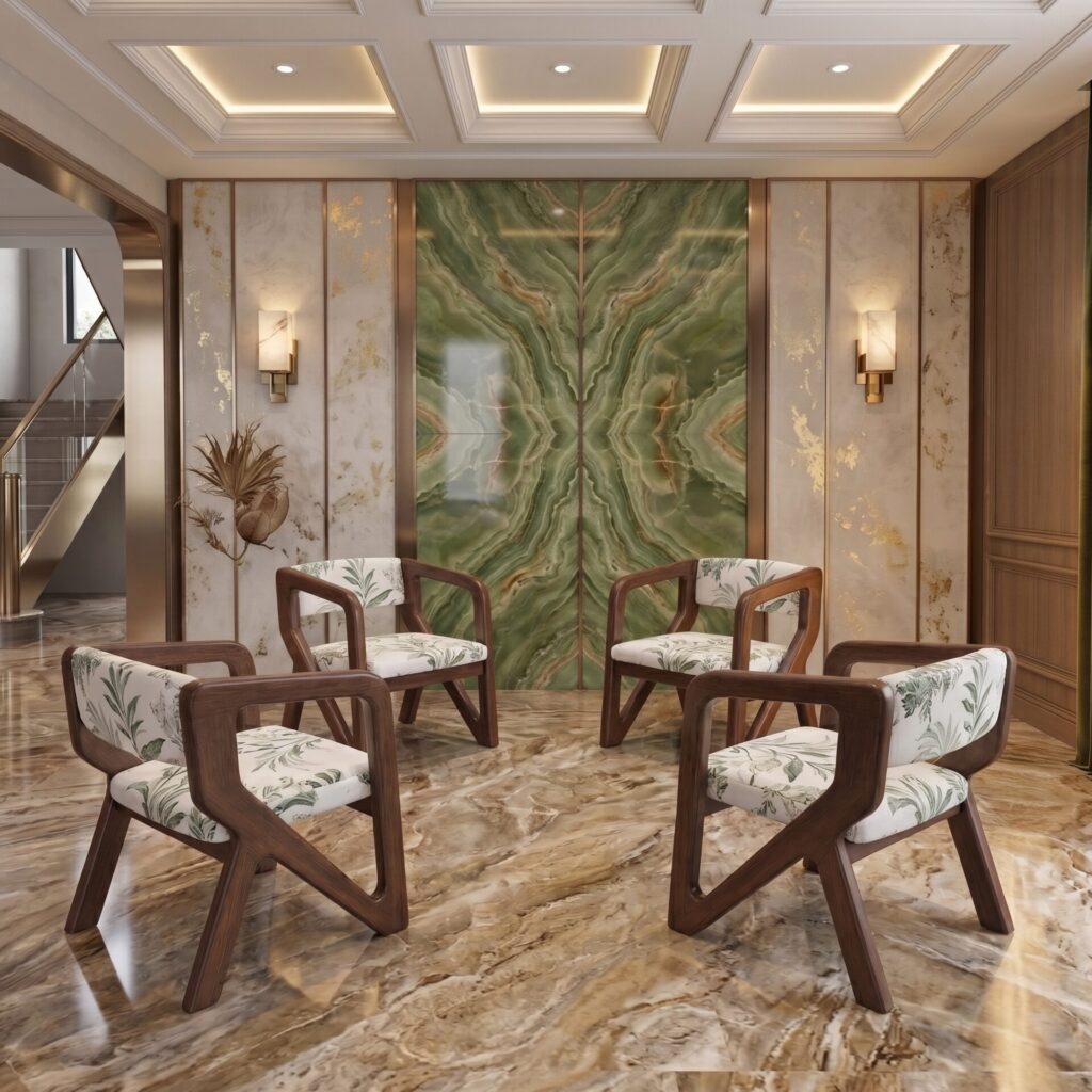 Chaises en noyer Karl