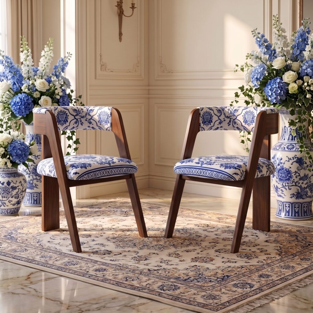 Chaises en noyer Ardessa