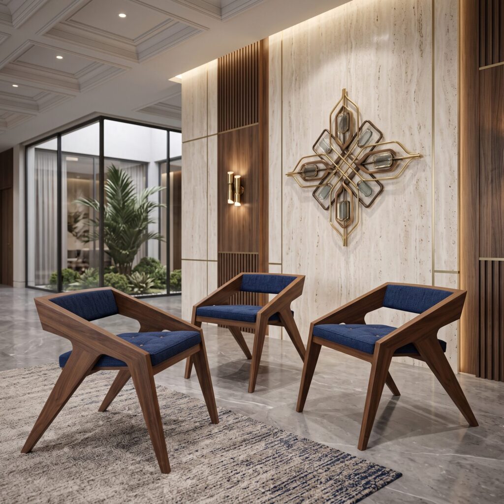 Chaises en noyer CharmsGlow